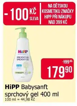 Teta HiPP Babysanft sprchový gel 400 ml nabídka
