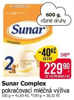 Teta Sunar complex nabídka