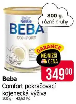 Teta Beba Comfort pokračovací kojenecká výživa nabídka