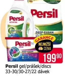 Teta Persil gel/prášek/discs nabídka