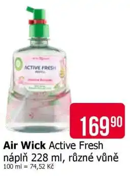 Teta AIR WICK ACTIVE FRESH nabídka