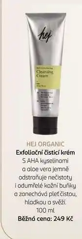 Rossmann HEJ ORGANIC Exfoliační čisticí krém nabídka