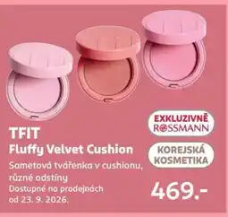 Rossmann TFIT Fluffy Velvet Cushion nabídka