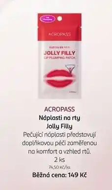Rossmann ACROPASS Náplasti na rty Jolly Filly nabídka