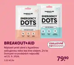 Rossmann Breakout+aid nabídka