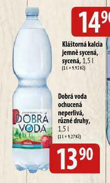Bala Dobrá voda ochucená nabídka