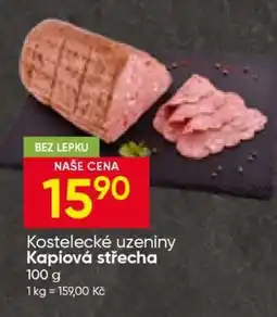 Hruška Kostelecké uzeniny Kapiová střecha nabídka