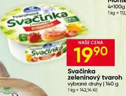 Hruška SVAČINKA Zeleninový tvaroh nabídka