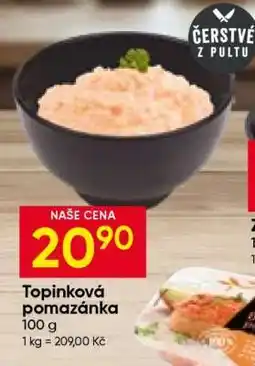 Hruška Topinková pomazánka nabídka