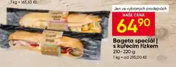 Hruška Bageta speciál | s kuřecím řízkem nabídka