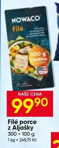 Hruška Filé porce z Aljašky nabídka