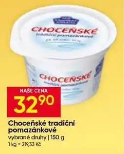Hruška Choceňské tradiční pomazánkové nabídka