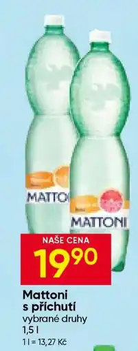 Hruška Mattoni s příchutí nabídka