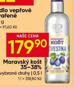 Hruška Moravský košt 35–38% nabídka