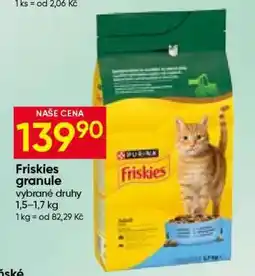 Hruška Friskies granule nabídka