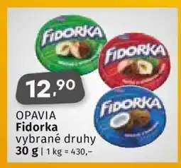 Coop Opavia Fidorka nabídka