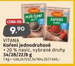 Coop VITANA KOŘENÍ JEDNODRUHOVÉ nabídka