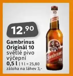 Coop Gambrinus Originál 10 nabídka