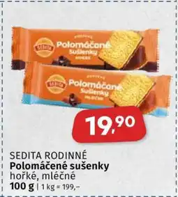 Coop Sedita Rodinné polomáčené sušenky nabídka