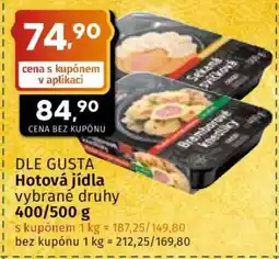 Coop Dle Gusta Hotová jídla nabídka