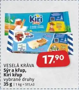 Coop Veselá kráva Sýr a křup Kiri křup nabídka