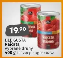 Coop DLE GUSTA Rajčata nabídka