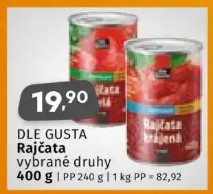 DLE GUSTA Rajčata