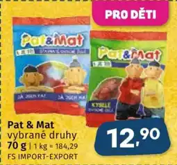 Coop Pat & Mat nabídka