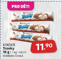 Coop Kinder Tronky nabídka