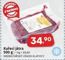 Coop Kuřecí játra nabídka