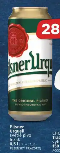 Coop Pilsner Urquell nabídka