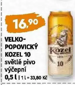 Coop Velkopopovický Kozel 10 nabídka