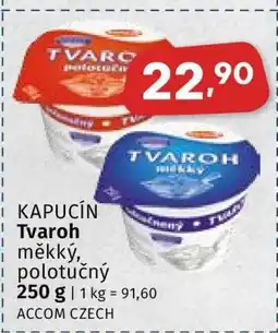 Coop KAPUCÍN Tvaroh nabídka