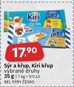 Coop Sýr a křup | Kiri křup nabídka