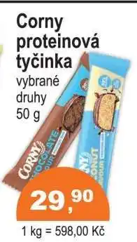 COOP DISKONT Corny Proteinová tyčinka nabídka