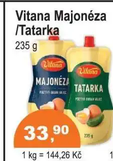 COOP DISKONT Vitana majonéza/tatarka nabídka