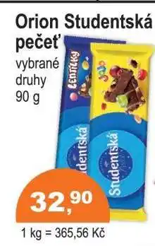COOP DISKONT Orion Studentská pečeť nabídka