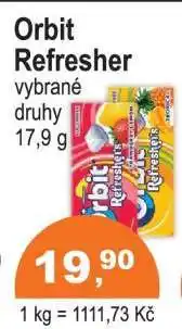 COOP DISKONT Orbit Refresher nabídka