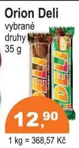 COOP DISKONT Orion Deli nabídka