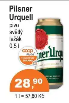 COOP DISKONT Pilsner Urquell nabídka