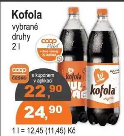 COOP DISKONT Kofola nabídka