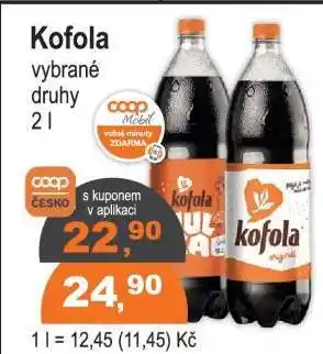 COOP DISKONT Kofola nabídka