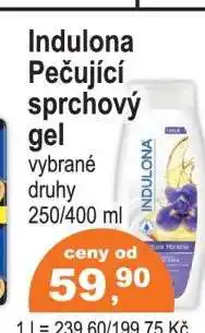 COOP DISKONT Indulona Pečující sprchový gel nabídka