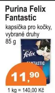 COOP DISKONT PURINA FELIX FANTASTIC nabídka