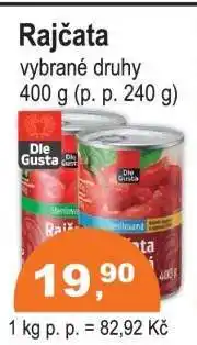 COOP DISKONT Rajčata nabídka