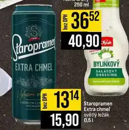 Jip Staropramen Extra chmel světlý ležák nabídka