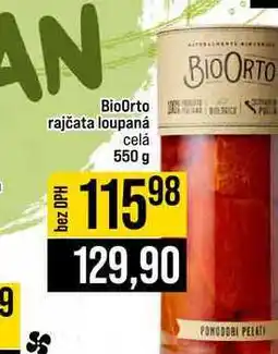 Jip BioOrto rajčata loupaná celá nabídka