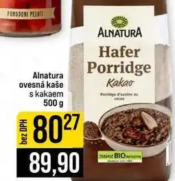 Jip Alnatura ovesná kaše s kakaem nabídka