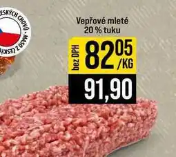 Jip Vepřové mleté 20% tuku nabídka