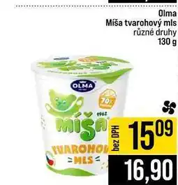 Jip Olma Míša tvarohový mls různé druhy nabídka